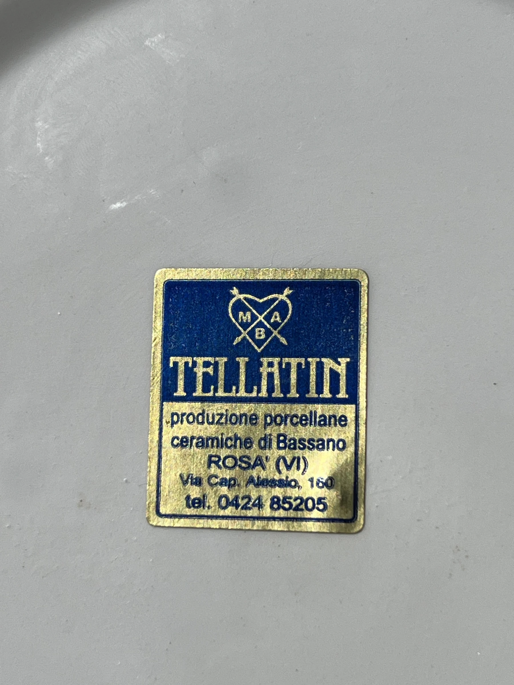 🍬 Vintage Bonbonnière Tellatin Bassano Italië keramiek Dolcezze met deksel – photo 10